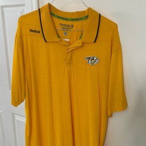 Reebok XXL Nashville Predators Polo